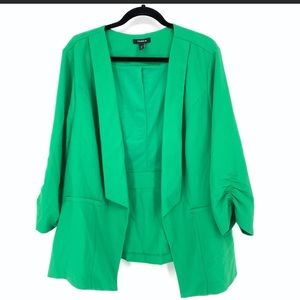 Beautiful Green 3/4 length Torrid Blazer